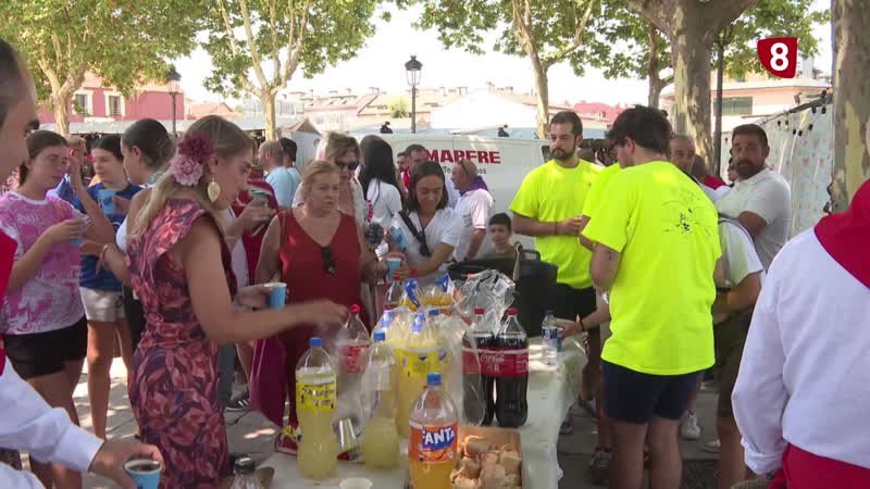 Almuerzo intergeneracional de los quintos de San Rafael