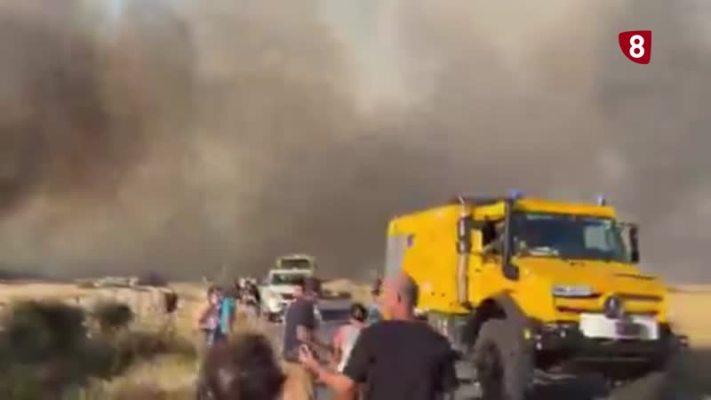 El incendio de Brieva sigue en Nivel 2 de Emergencia
