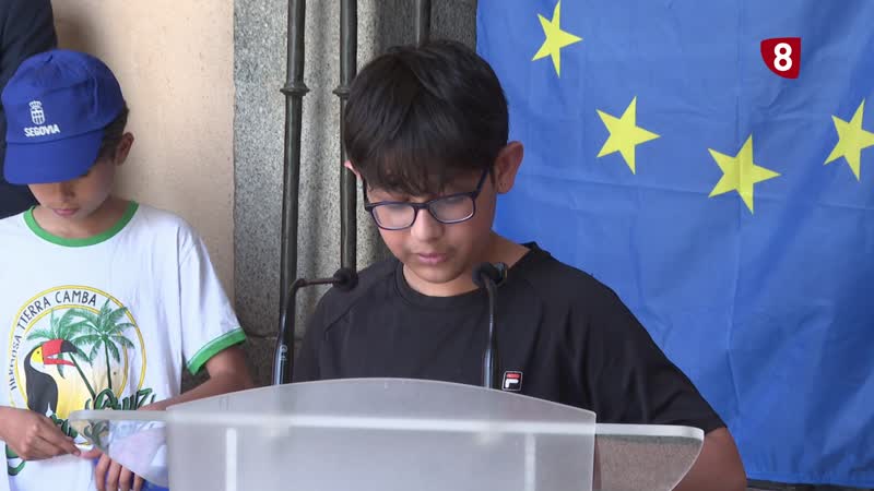 Los segovianos reivindican los valores europeos
