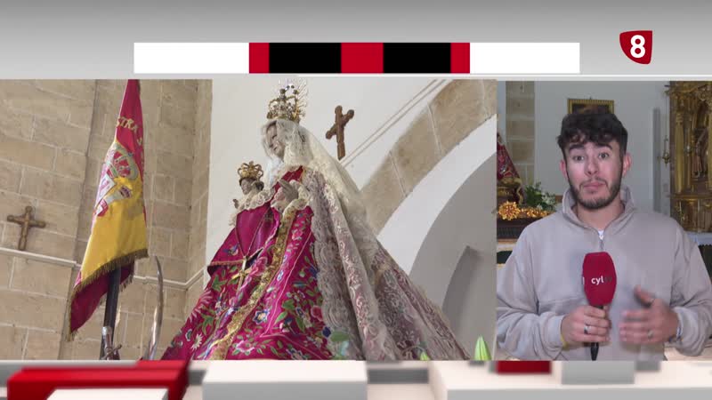 La patrona estrena manto para la ‘Subida’