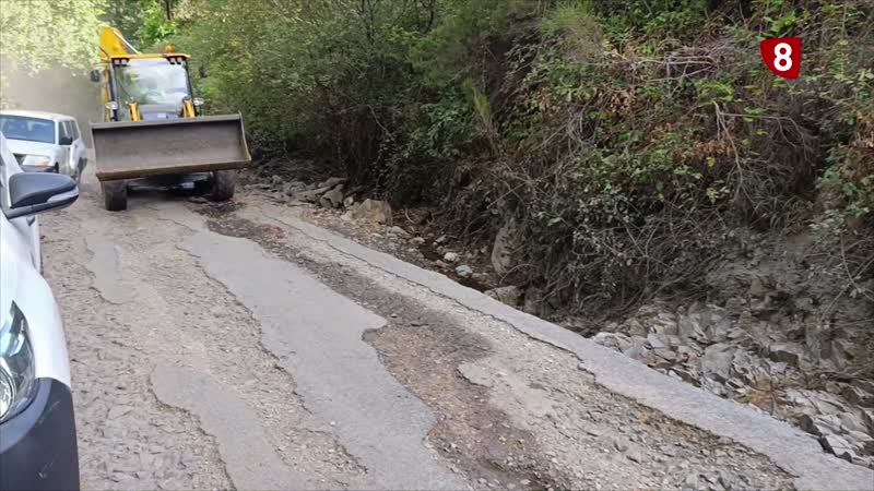 Comienzan las obras para recuperar la carretera de Carracedo