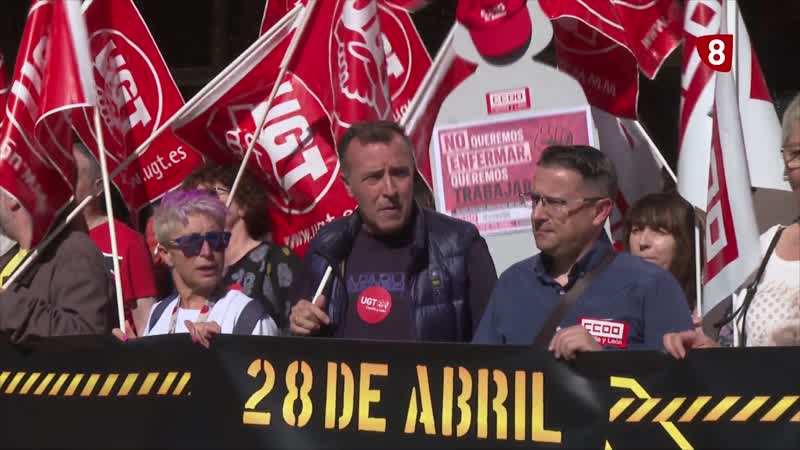 Los sindicatos reclaman seguridad en el trabajo