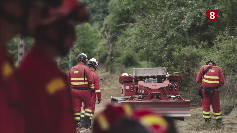 La UME ensaya con drones en el Bierzo
