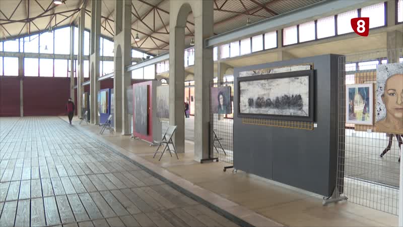 Los pintores del Bierzo exponen en el Museo del Ferrocarril