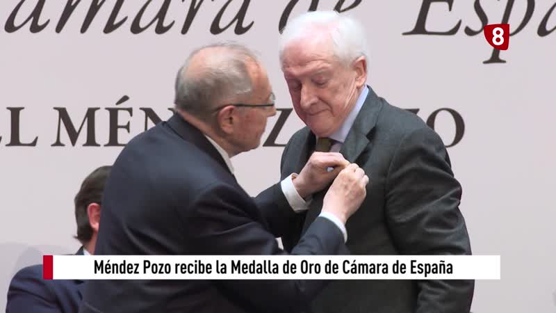 Méndez Pozo recibe la Medalla de Oro de Cámara España