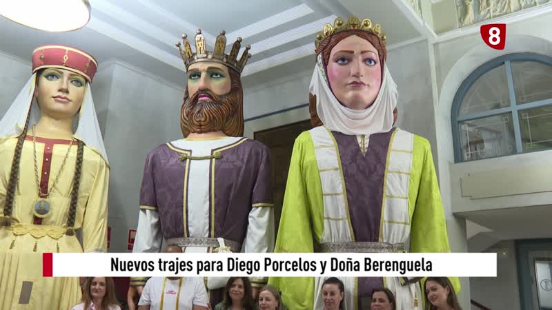 Los trajes nuevos de Doña Berenguela y Diego Porcelos
