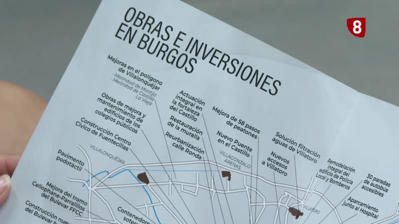 El PP buzonea las obras e inversiones de este mandato