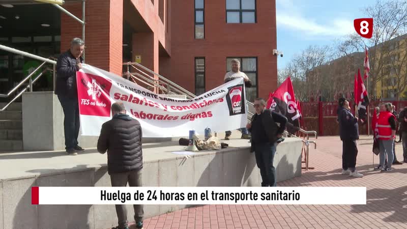 Huelga de transporte sanitario para equiparar condiciones