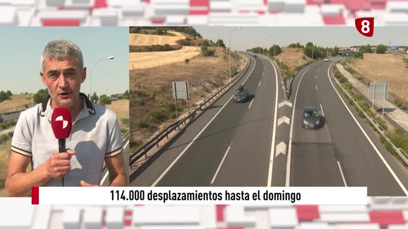 114.000 desplazamientos por las carreteras de Burgos