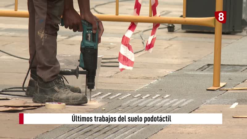 Últimos trabajos en el suelo podoctáctil