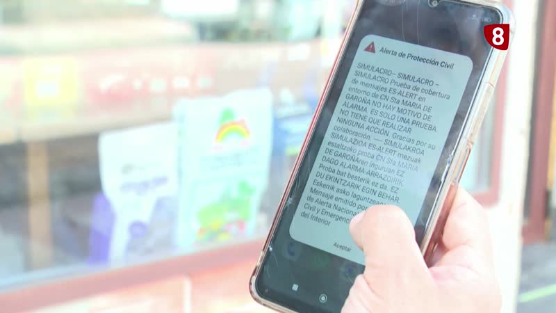 Simulacro de ES-Alert en el entorno de Garoña