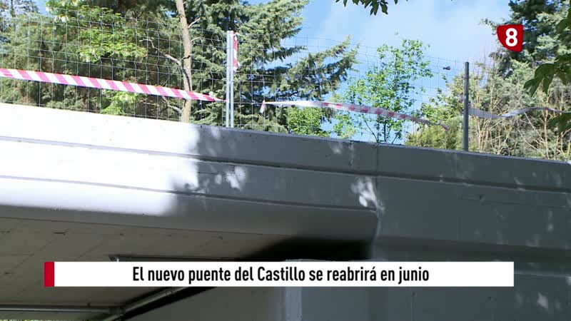 El nuevo puente del Castillo abrirá en junio