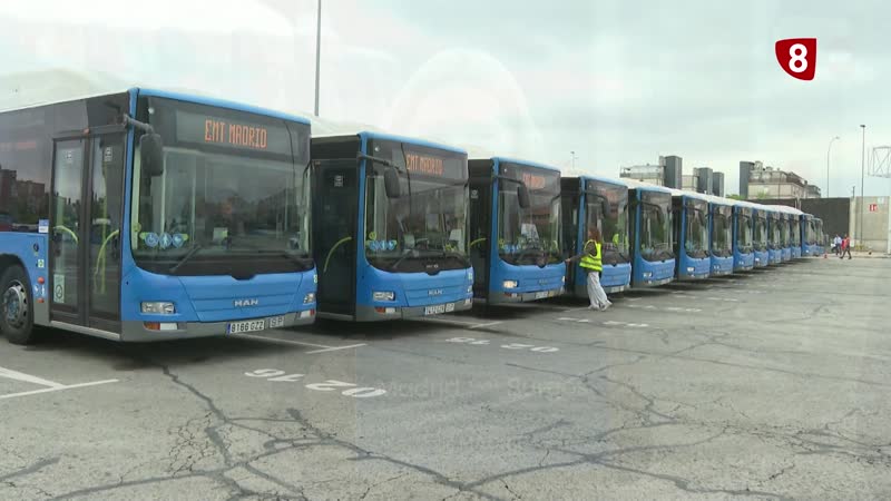 Los 40 autobuses de Madrid ya están en Burgos