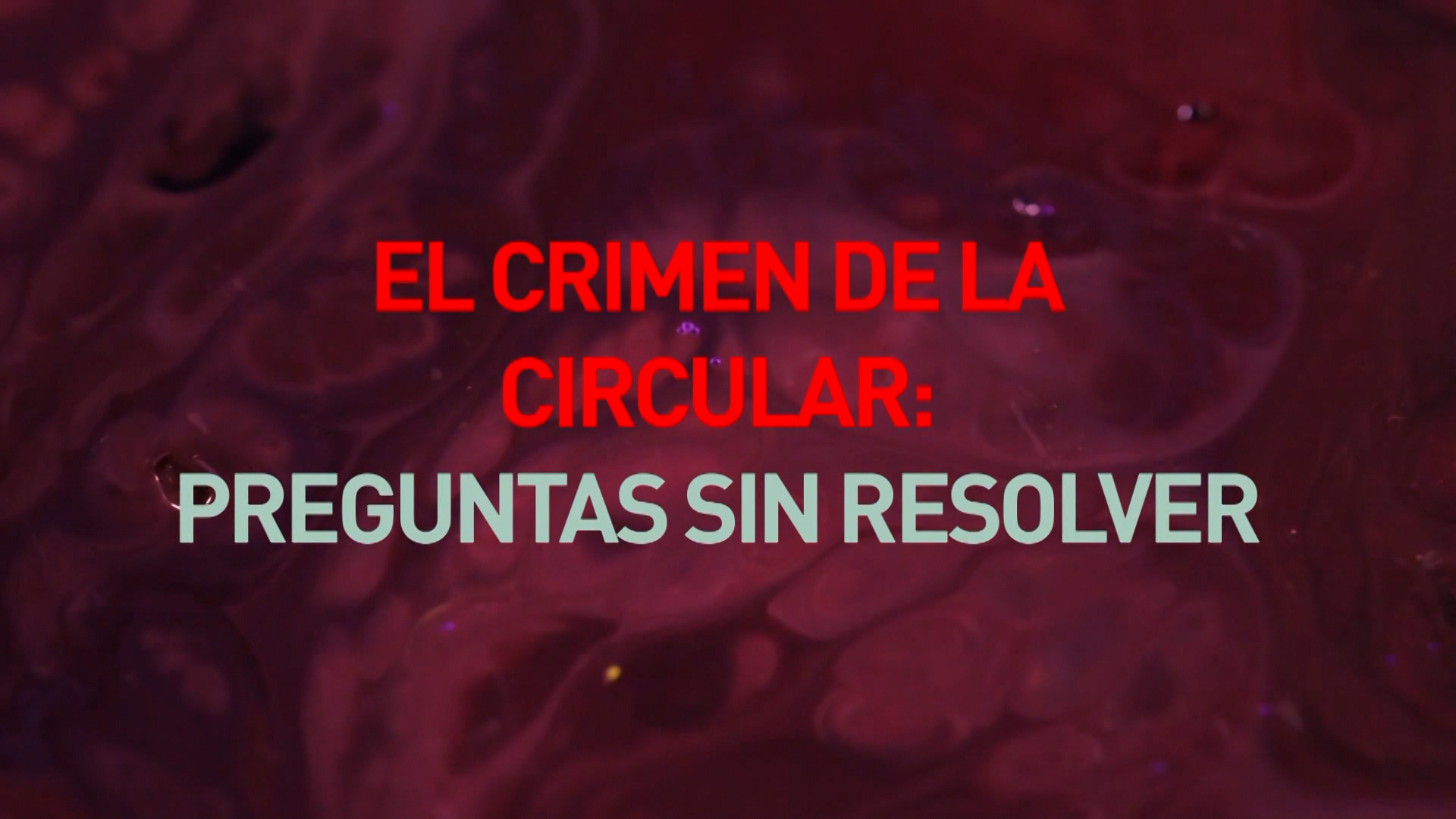 Gabinete De Investigación T1/E16: El Niño Milagro De La Seca