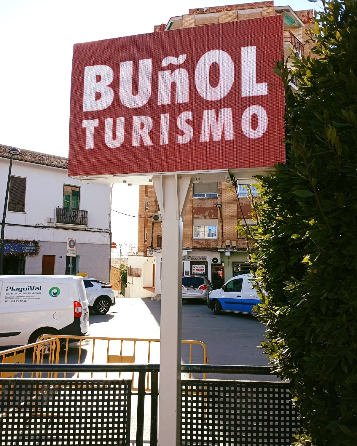 Buñol cuenta con dos pantallas informativas gracias a una subvención de la Diputación de Valencia
