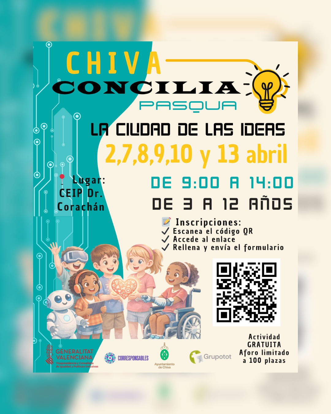 El Ayuntamiento de Chiva pone en marcha una nueva edición de Concilia Pascua