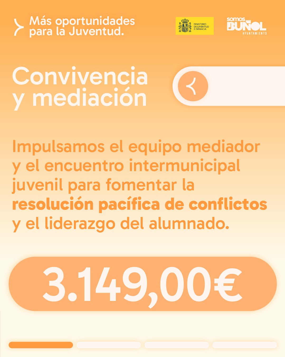 El Ayuntamiento de Buñol impulsa diferentes acciones por la infancia y la juventud en el IES Hoya de Buñol