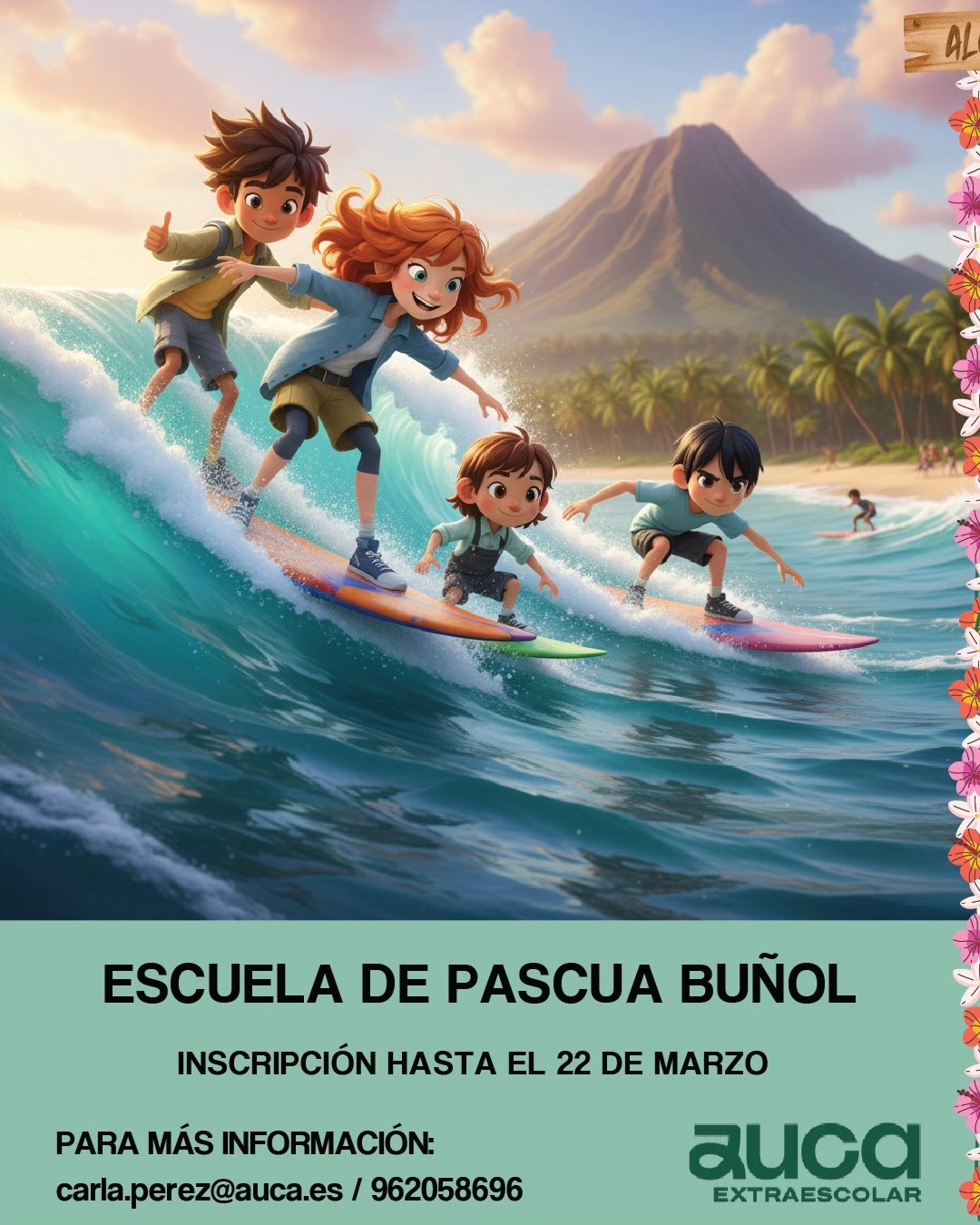 La Escuela de Pascua de Buñol abre su periodo de inscripción hasta el 22 de marzo