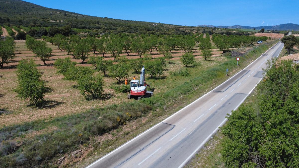 La Diputación de Valencia inicia las obras de mejora de la CV-470 entre Utiel y Camporrobles
