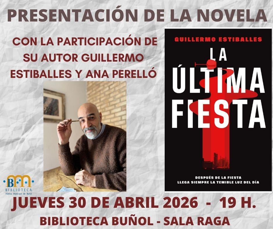 COMUNICADO PRESENTACIÓN LIBRO DE GUILLERMO ESTIBALLES
