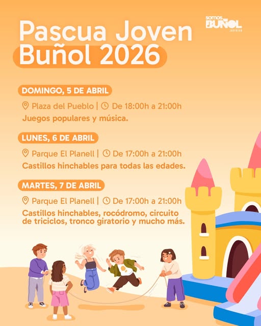 “Estas Pascuas, quédate en Buñol”, eslogan del Ayuntamiento a los vecinos que contempla un conjunto de actividades para todos