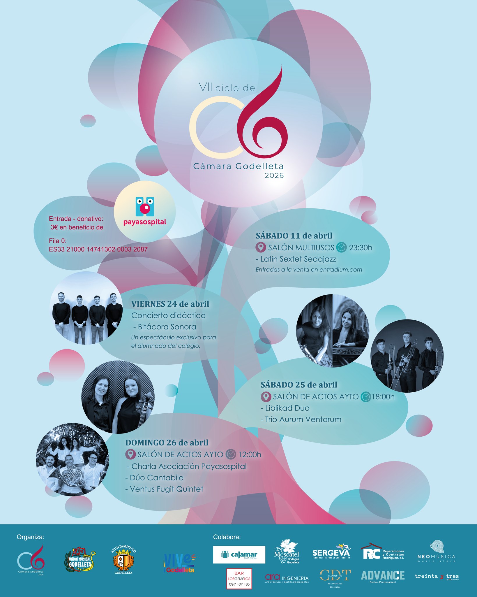 Godelleta acoge una nueva edición del Ciclo de Música de Cámara desde  este sábado