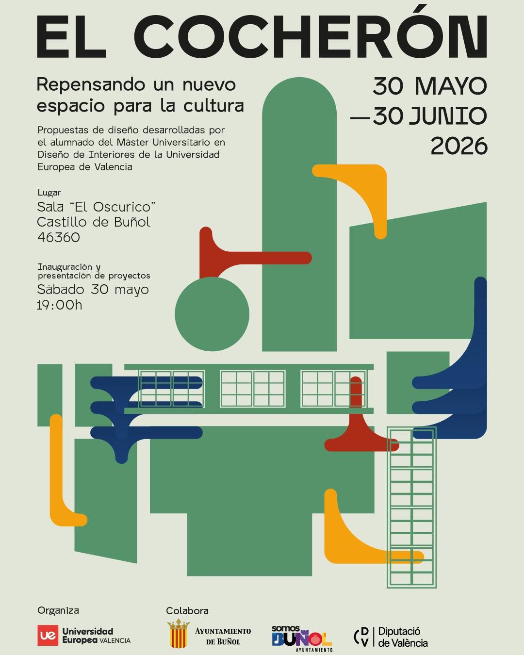 Presentación en Buñol del proyecto “El Cocherón. Repensando un nuevo espacio para la cultura” el próximo 30 de mayo