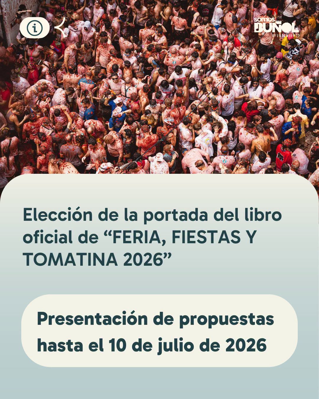 Abierto el concurso para elegir la portada del libro de Feria, Fiestas y Tomatina 2026