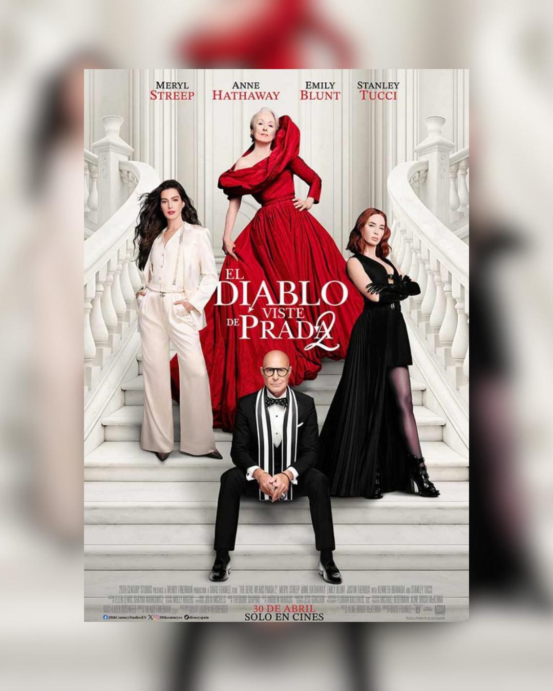Cine en el Teatro Astoria de Chiva: “El diablo viste de Prada 2” este domingo