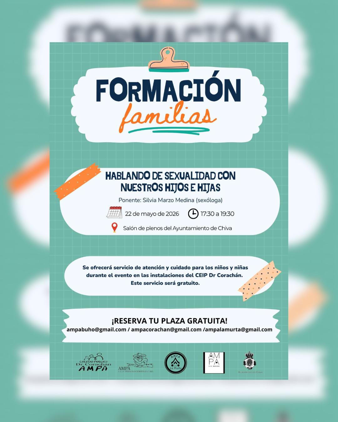 Curso de formación para familias en Chiva