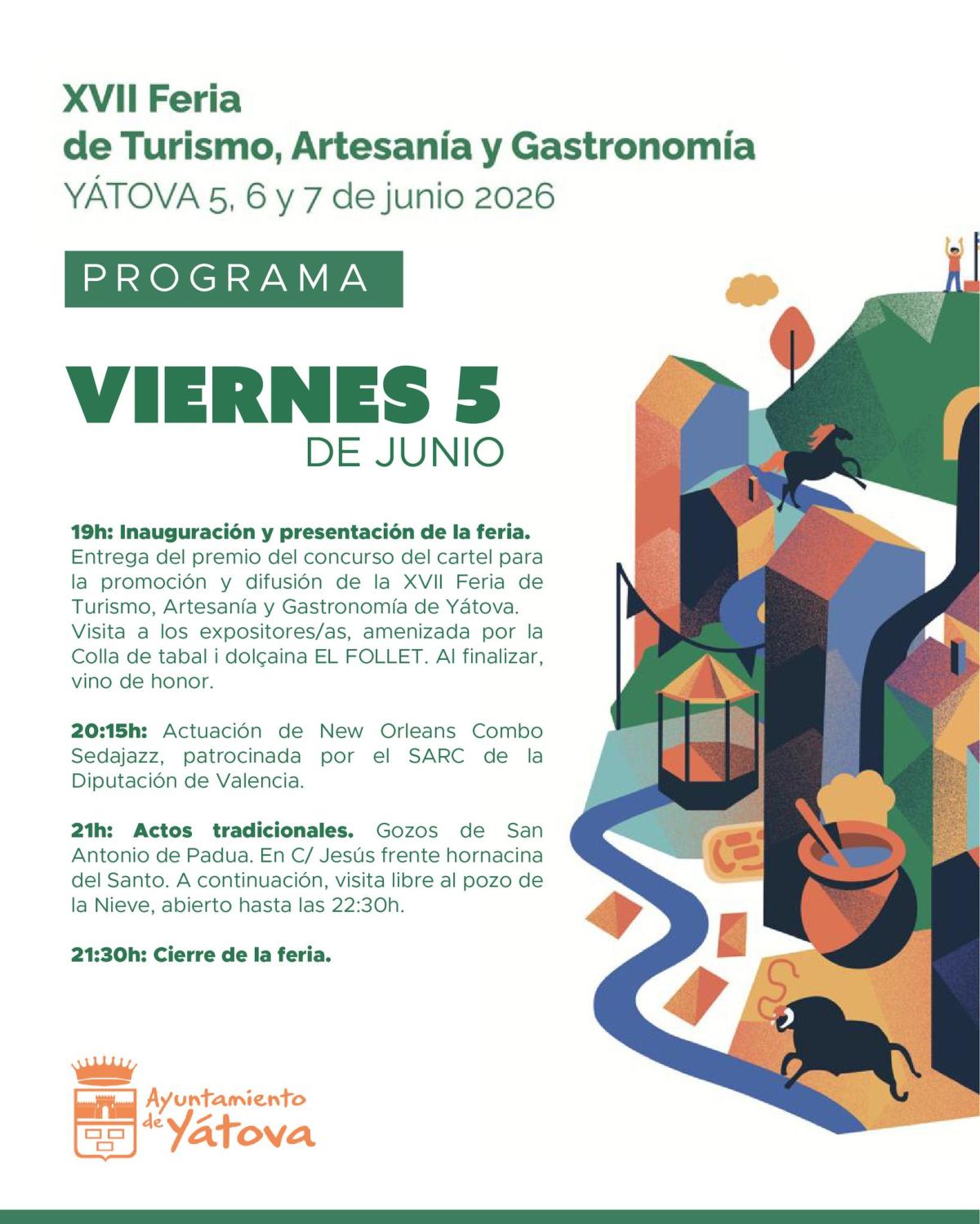 Este fin de semana Yátova organiza su XVII Feria de Turismo, Artesanía y Gastronomía