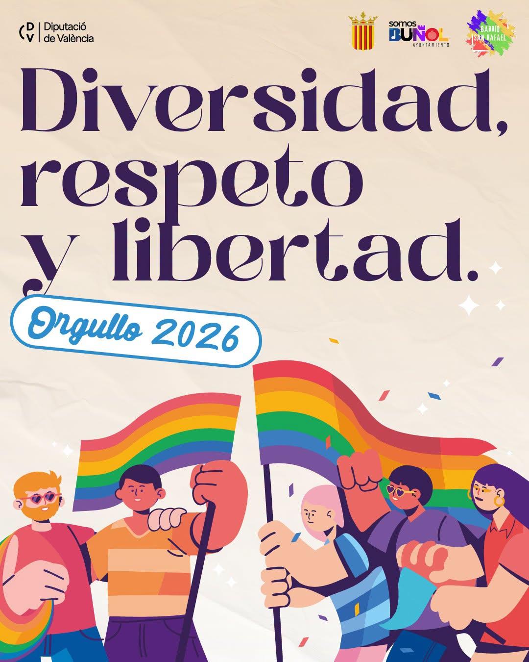 El Ayuntamiento de Buñol reivindica la Igualdad de Derechos en el día del Orgullo LGTBIQ+