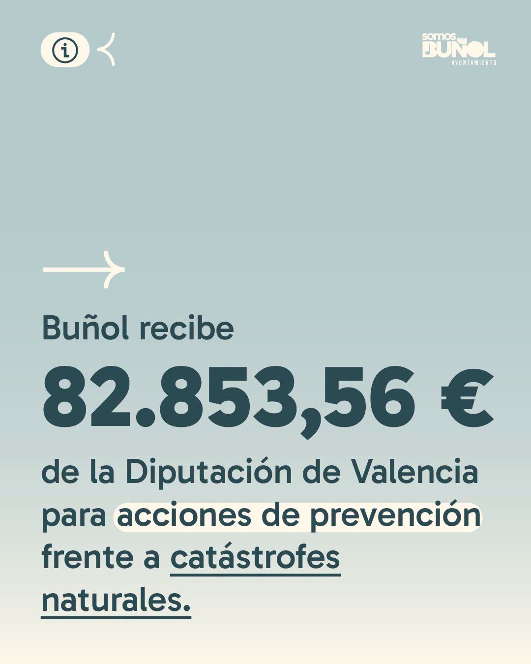 El Ayuntamiento de Buñol recibe una subvención de la Diputación para prevención frente a catástrofes naturales
