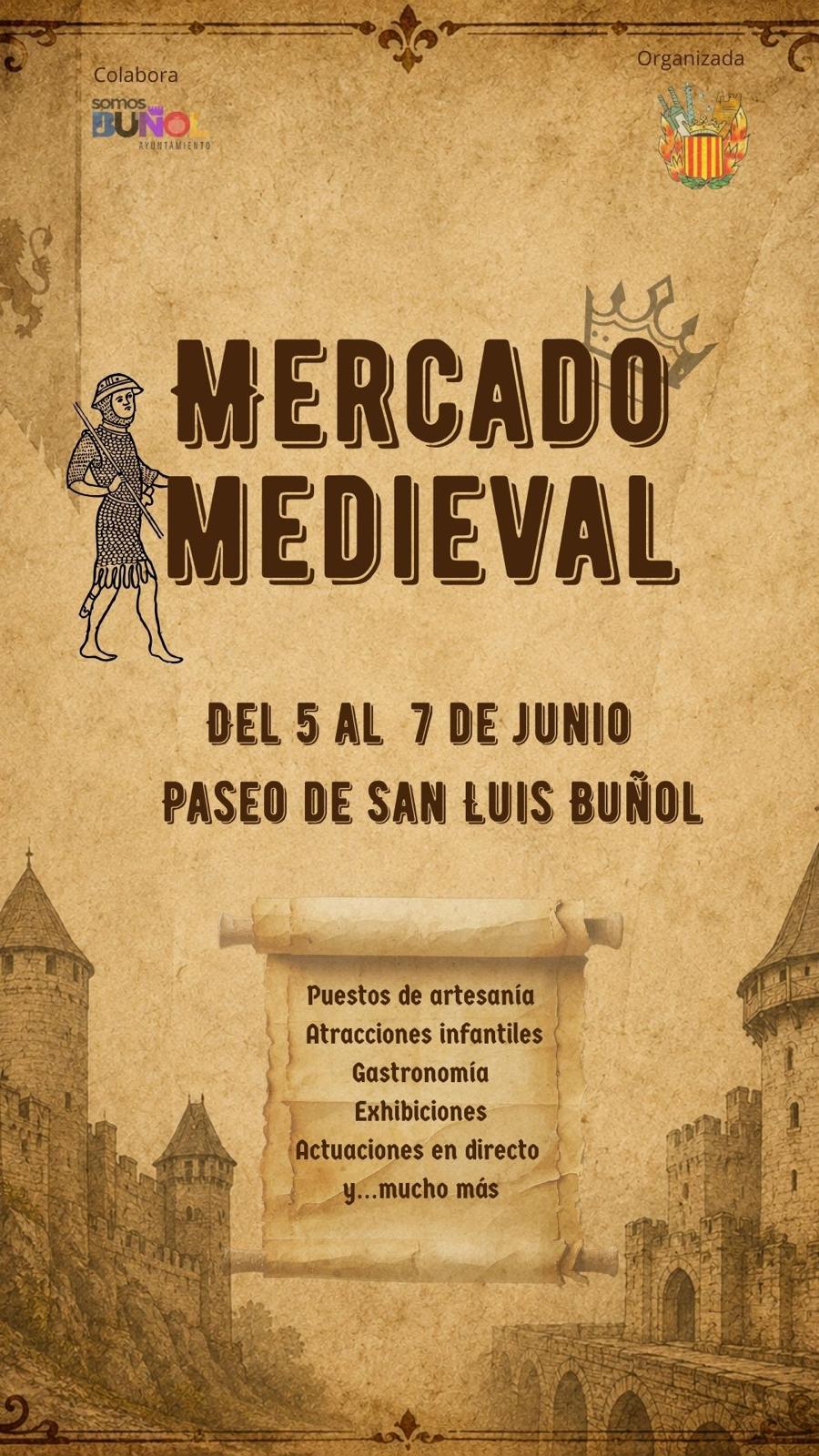 Gran fin de semana en el Paseo de San Luis con el tradicional Mercado Medieval organizado por la Falla Ventas