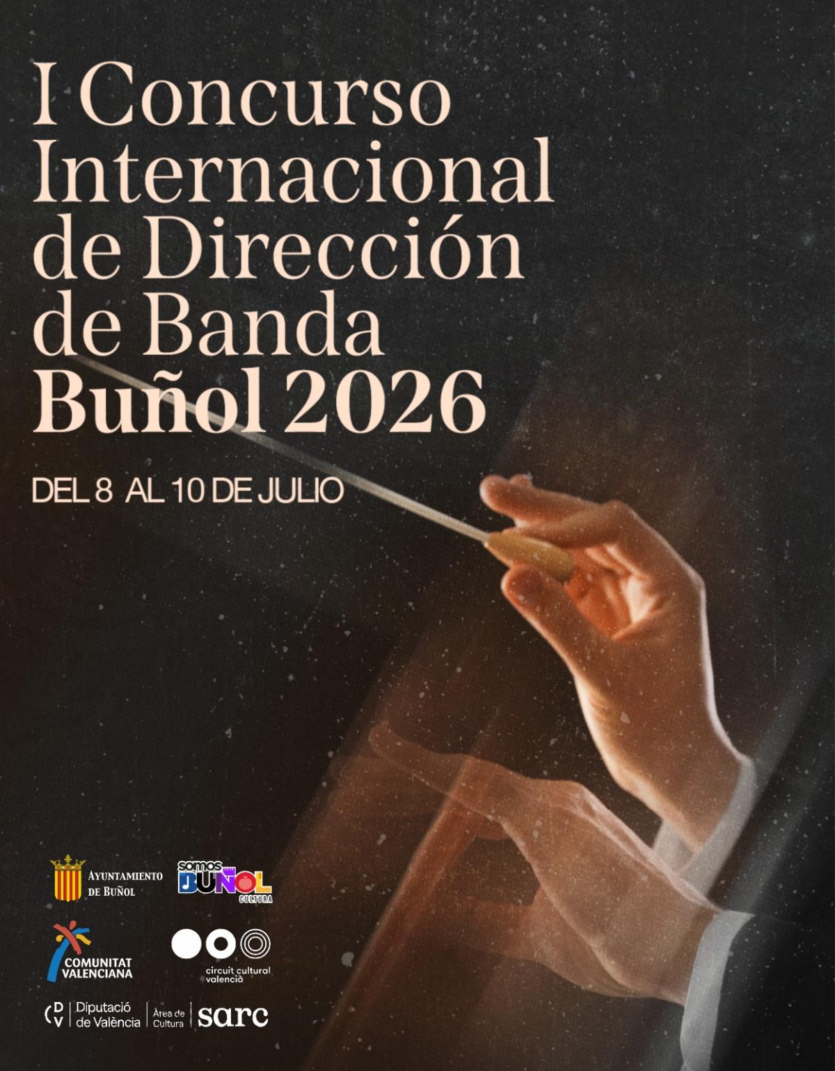 Buñol acoge el I Concurso Internacional de Dirección de Banda del 8 al 10 de julio