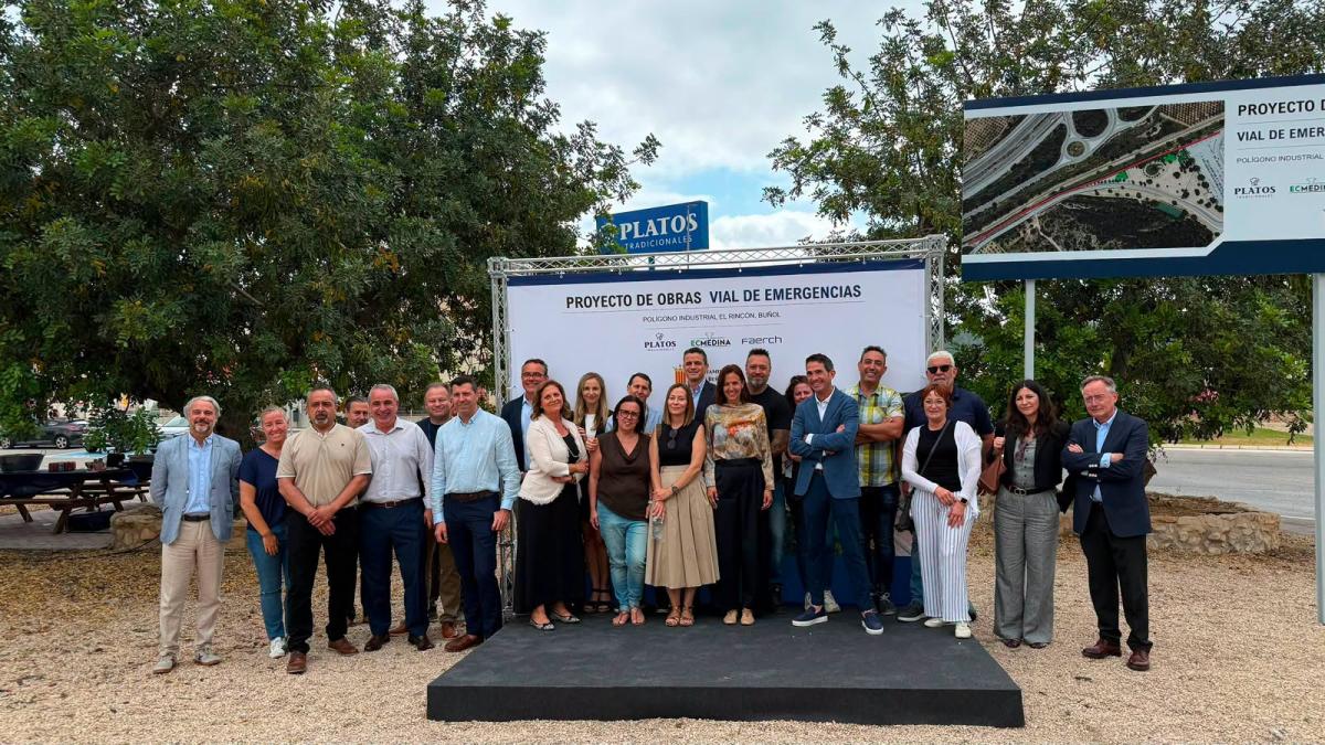 Buñol inicia las obras del vial de emergencias del polígono El Rincón