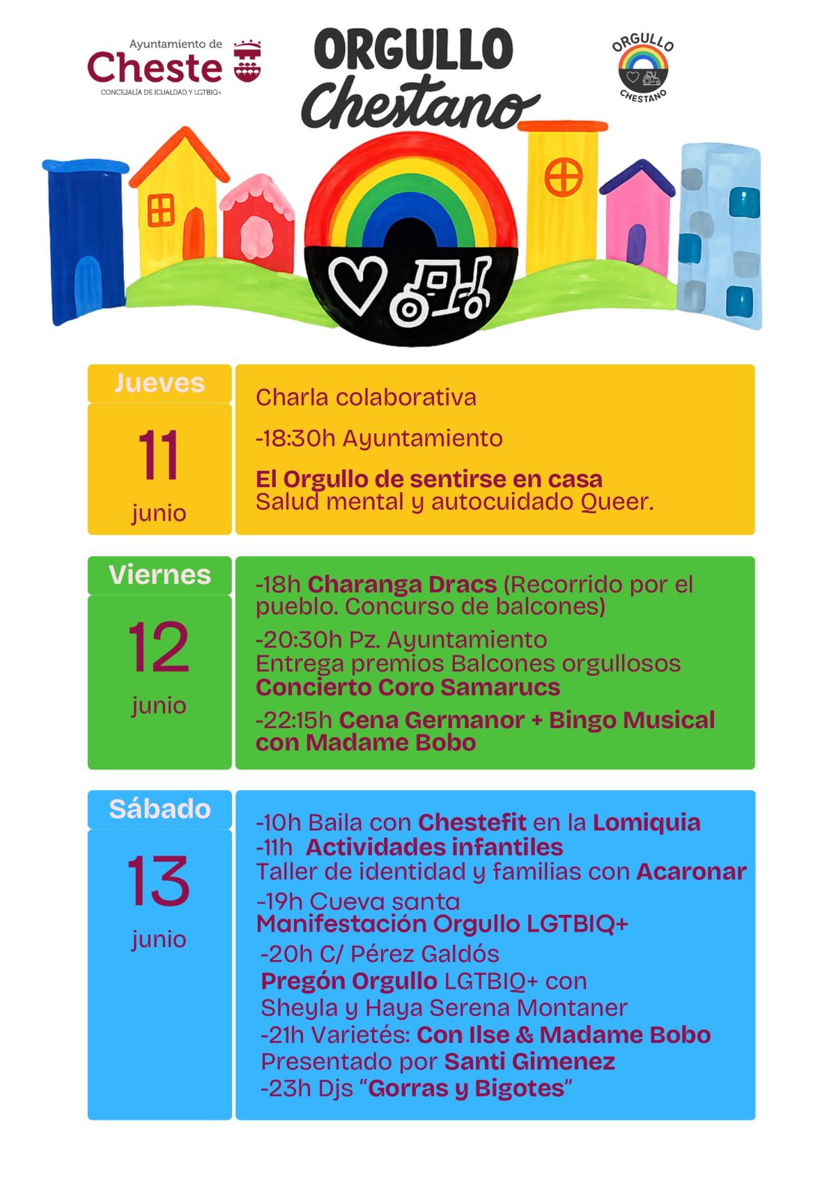Cheste celebra el Orgullo LGTBIQ+ con cultura, reivindicación y fiesta