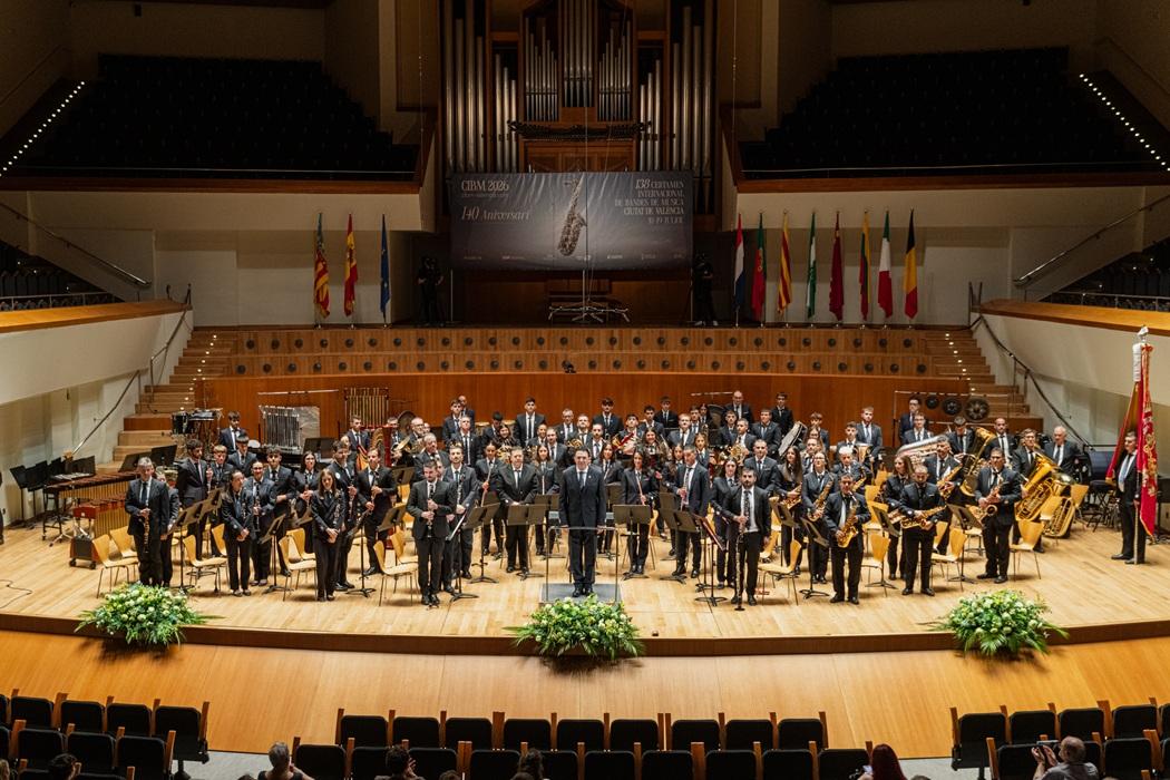 El Ayuntamiento de Cheste felicita a La Lira por su primer premio en el Certamen Internacional de Bandas de València