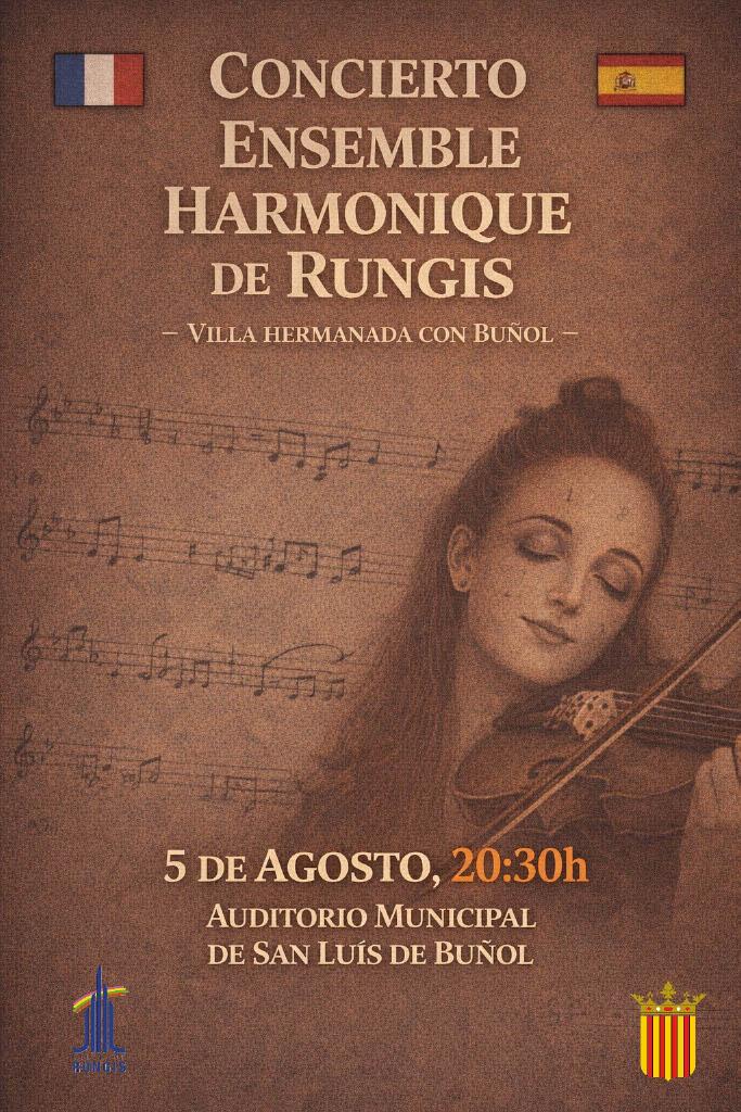 El Ensemble Harmonique de Rungis ofrecerá un excelente concierto en el Auditorio Municipal de San Luis el próximo miércoles