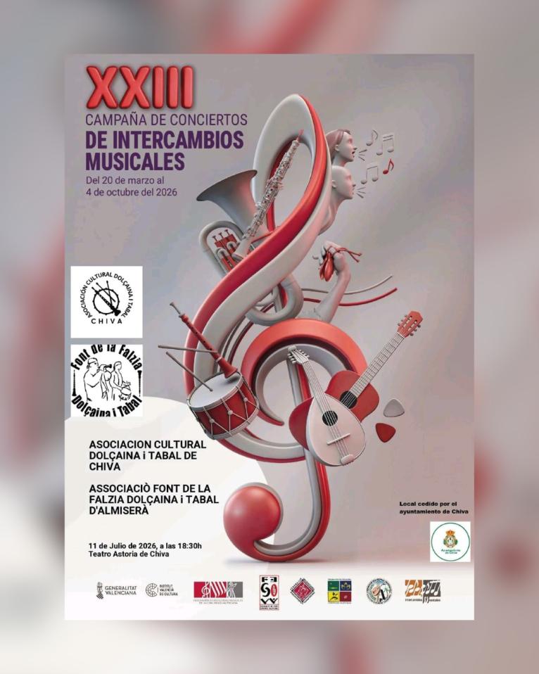 Chiva acoge un concierto de la XXIII Campaña de Intercambios Musicales 