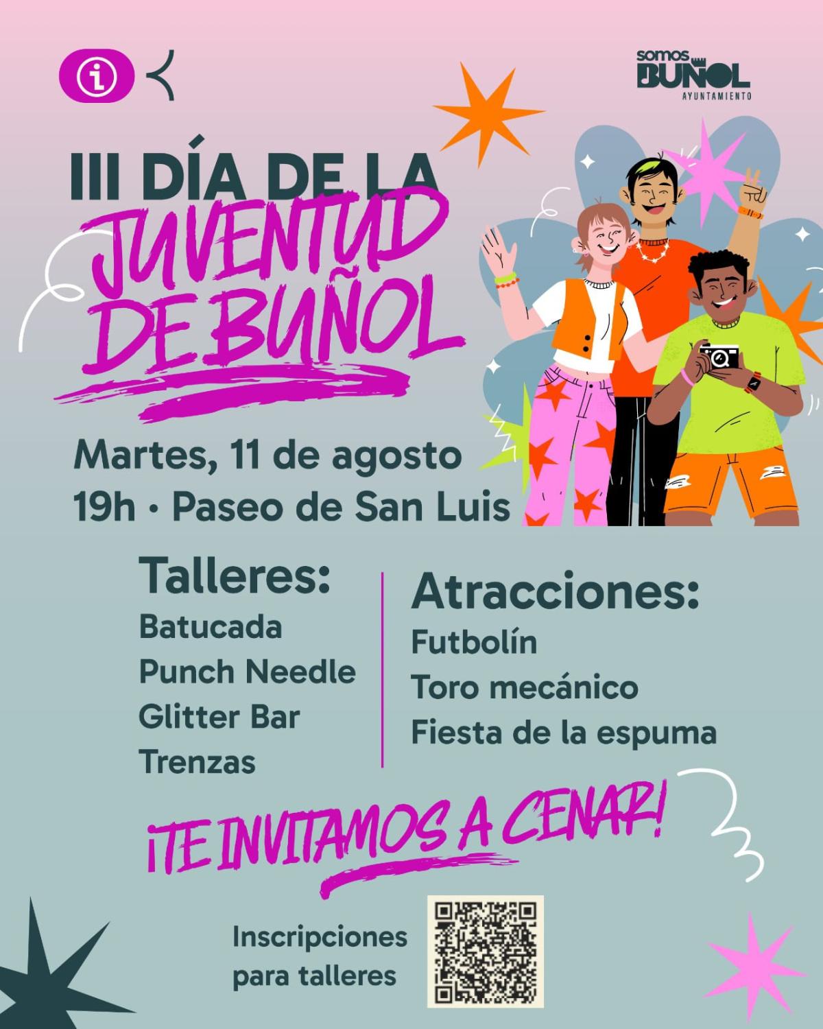 El Paseo de San Luis alberga mañana el III Día de la Juventud en Buñol