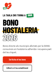 Los establecimientos hosteleros de Buñol pueden adherirse al Bono Hostaleria 2026 de la Generalitat Valenciana