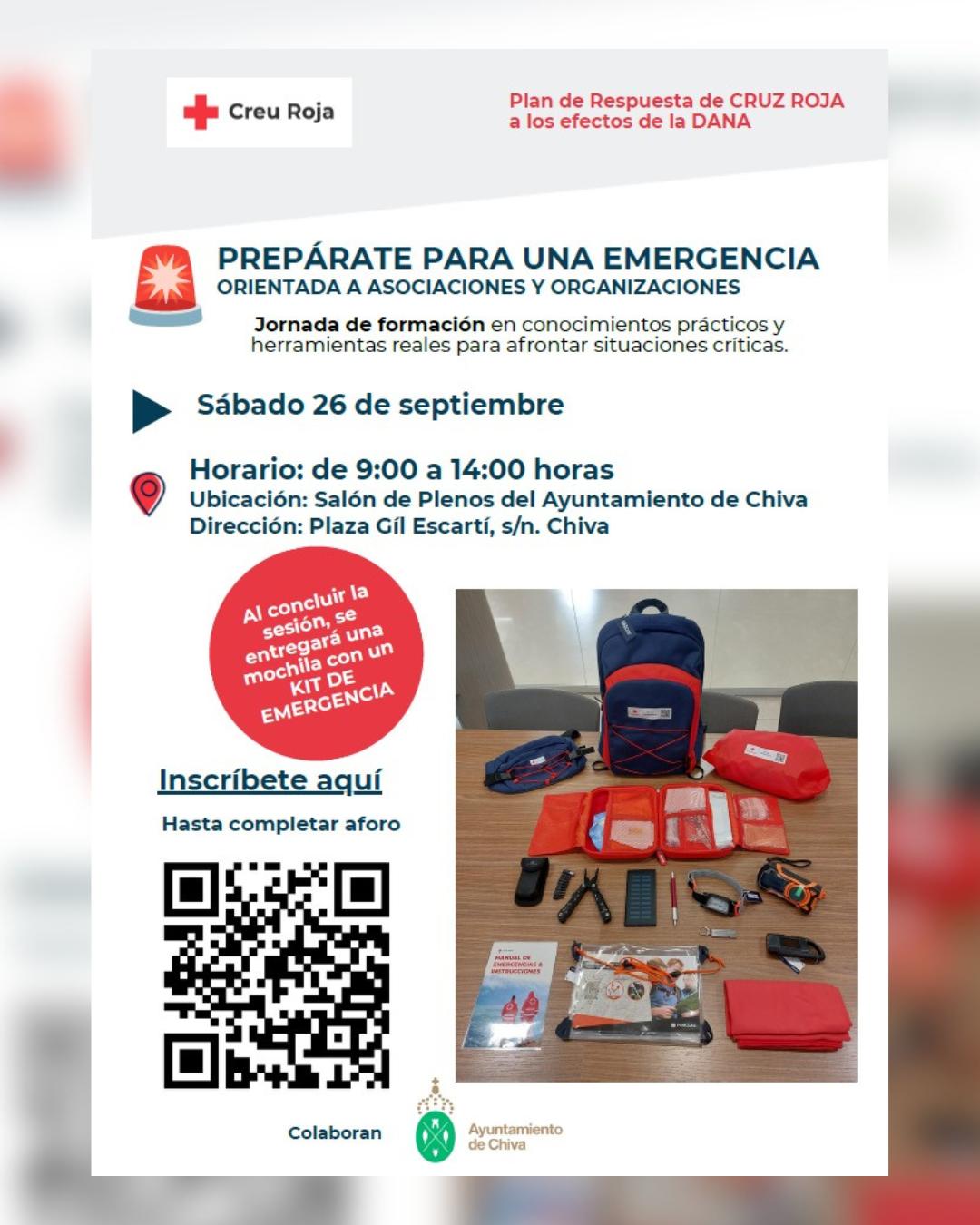 Chiva acoge una jornada de formación para aprender a actuar ante situaciones de emergencia