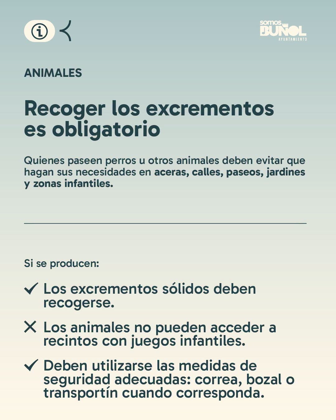 COMUNICADO NUEVA ORDENANZA REGULADORA DE CONVIVENCIA CIUDADANA EN BUÑOL