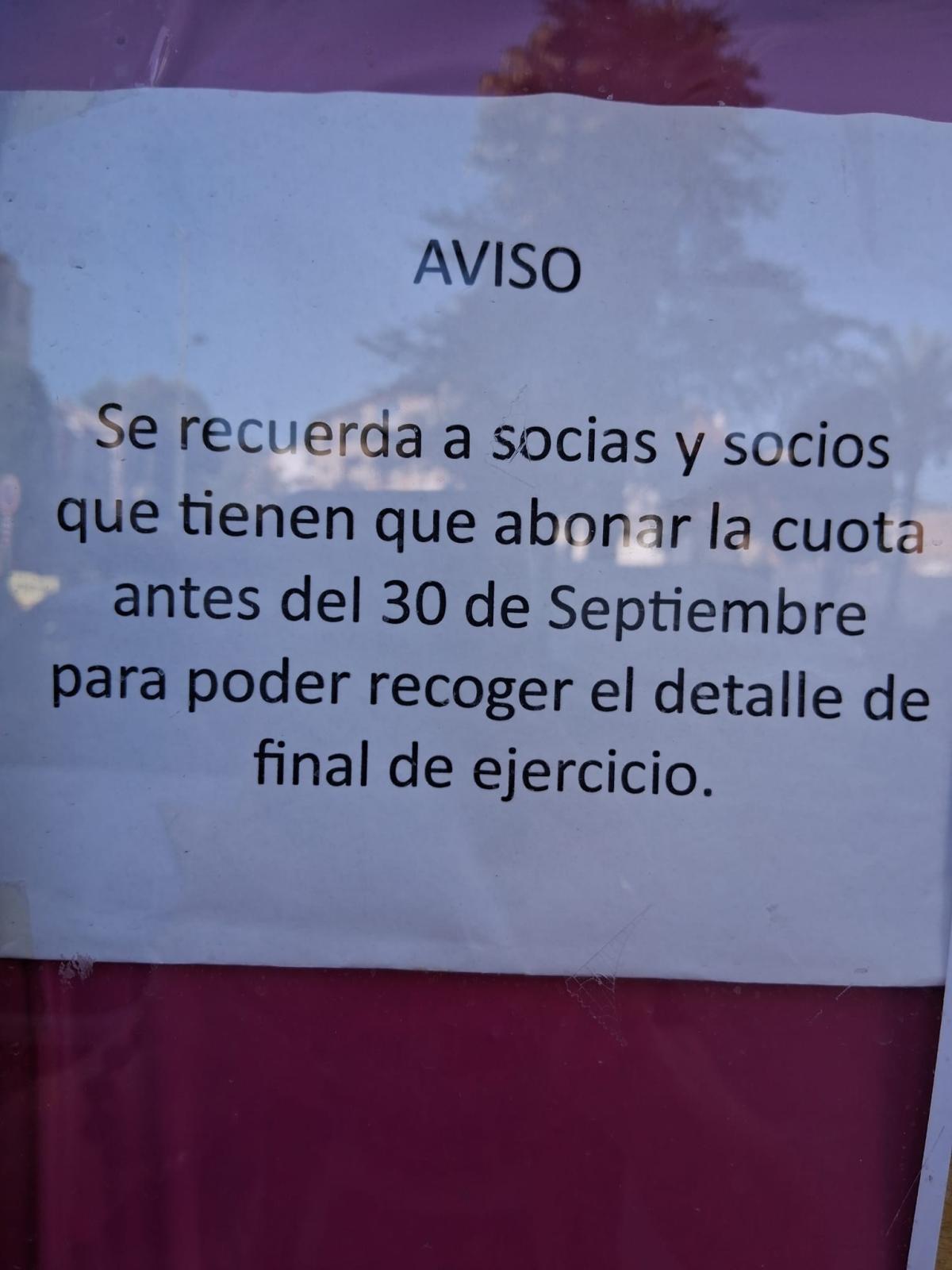 COMUNICADO AMAS DE CASA PAGO CUOTA