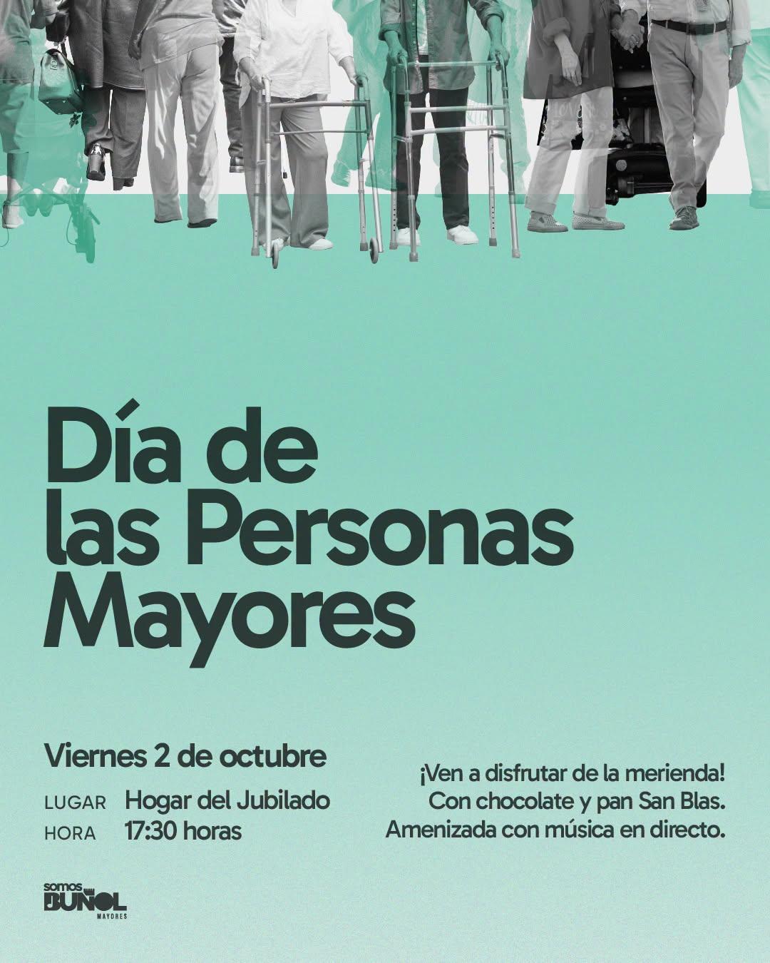 Este viernes el Hogar del Jubilado ofrece una merienda para nuestros mayores