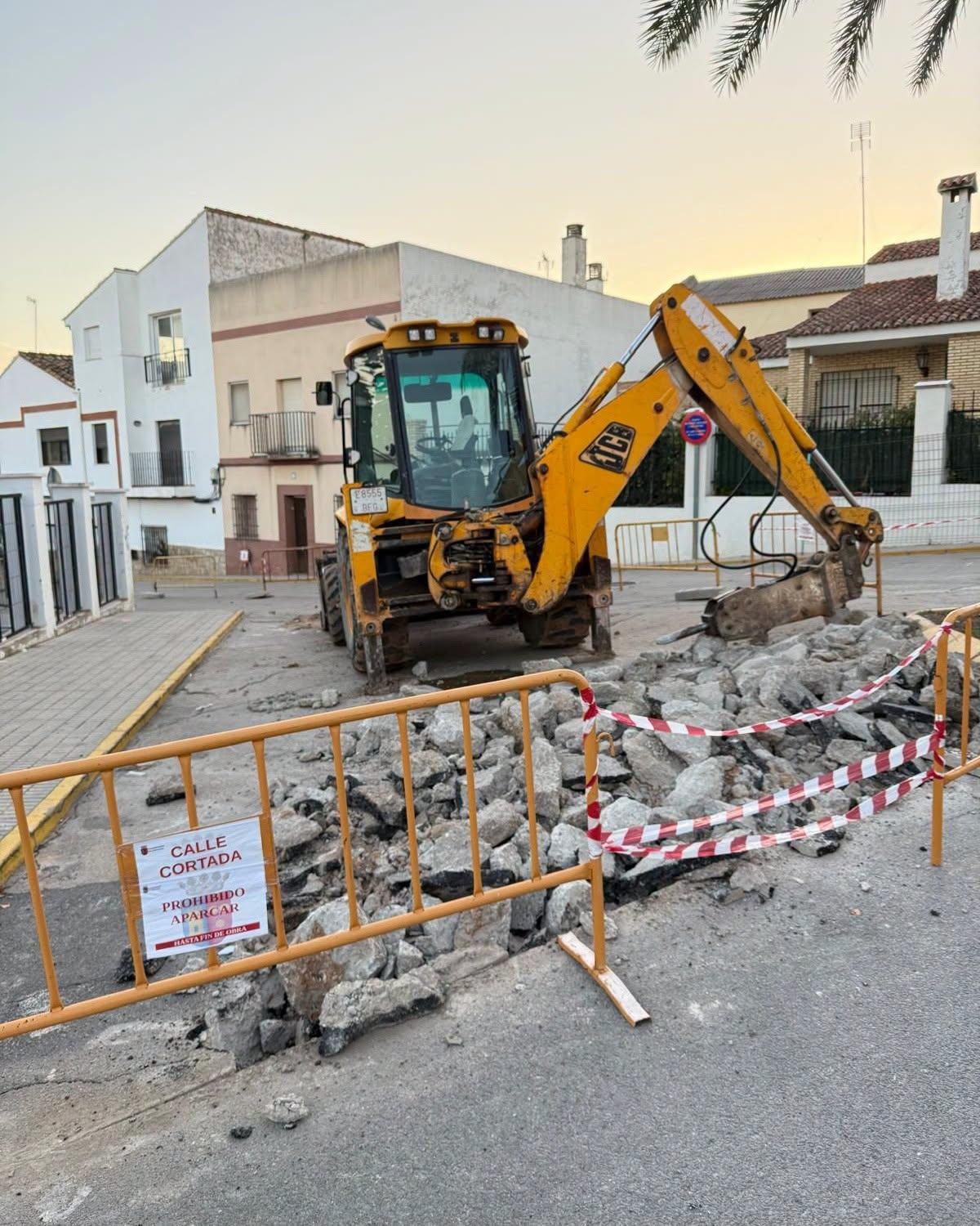 El Ayuntamiento de Alborache informa del comienzo de las obras en la Calle Doña Ascesión Tortonda