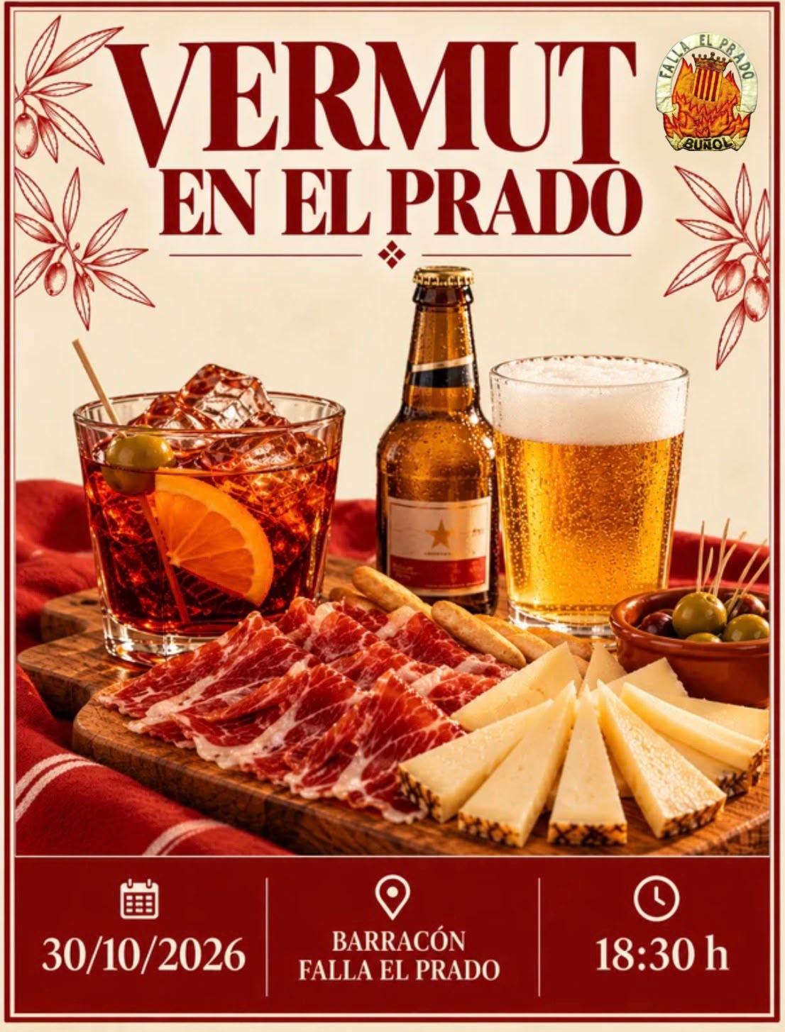 COMUNICADO VERMUT Y PICOTEO EN LA FALLA EL PRADO DE BUÑOL