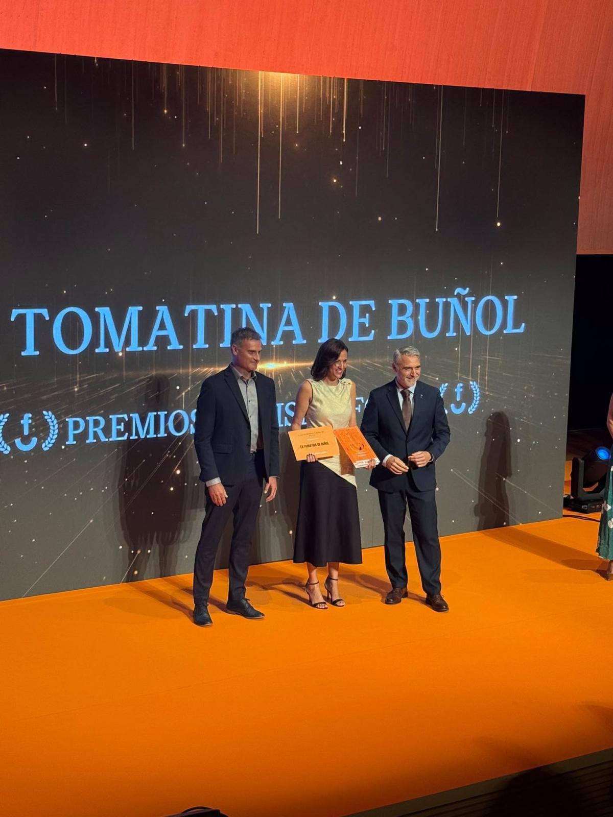 Fotur premia a La Tomatina por su capacidad de promocionar la Comunitat Valenciana