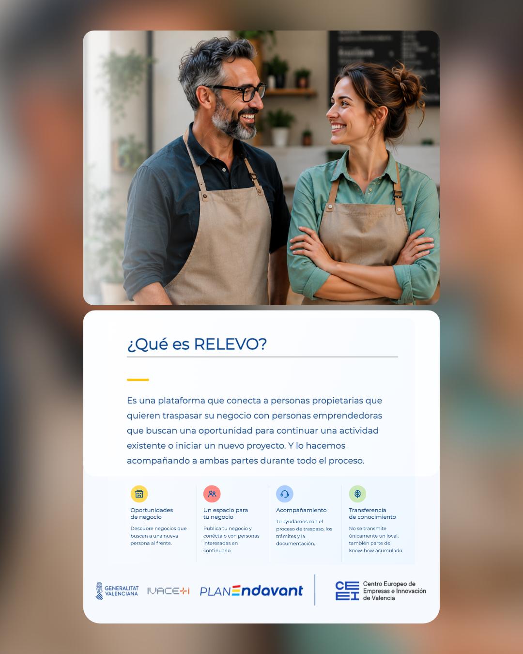 El Programa RELEVO facilita el traspaso de negocios en zonas afectadas por la DANA